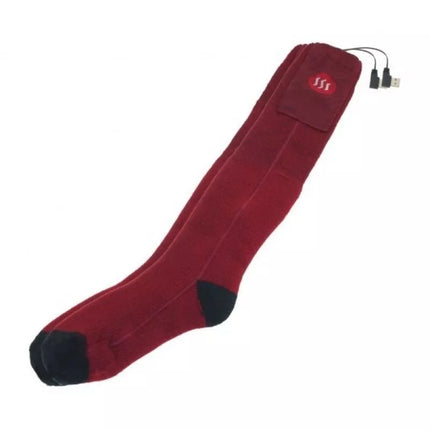 GLOVII POWER BANK HEATED SOCKS SIZE M (35-40), RED, BATTERIES, CHARGER AND REMOTE CONTROL INCLUDED, GQ3M