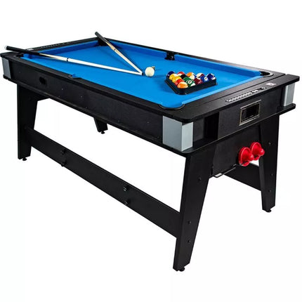 4-IN-1 DAUGIAFUNKCINIS STALAS: BILIARDO, STALO TENISO, VALGOMOJO STALO 189x94,1x81,3CM ENERO