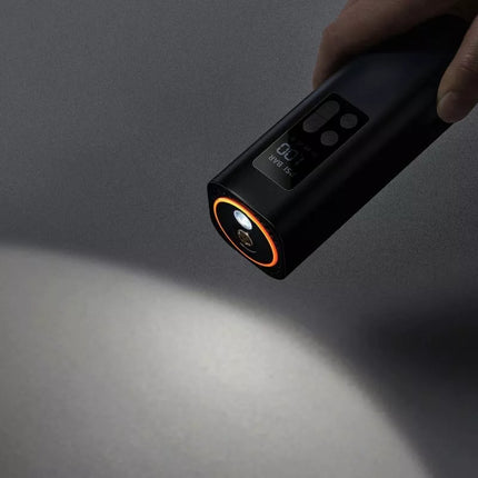Baseus CRCQ000001 Mini padangų kompresorius automobiliniam cigarečių žiebtuvėliui - juodas