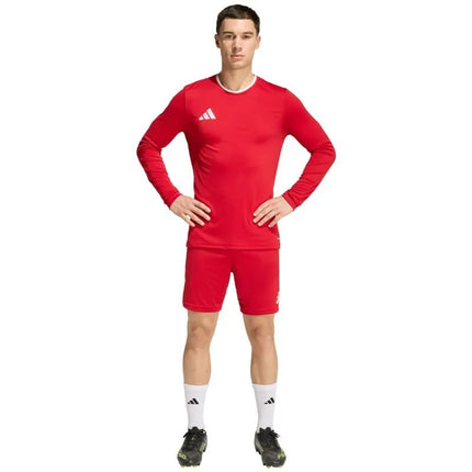 adidas Entrada 26 Long Sleeve Jersey Men's T-Shirt Red KF5847