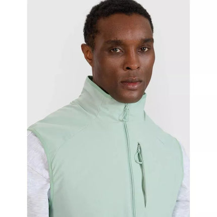 Men's sleeveless vest with stand-up collar 4F 4FWSS25TVJAM194-47S