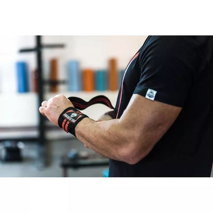 Elastic Wrist Supports/Grips | Black/Red
