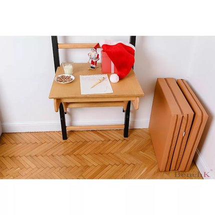 Sulankstomas gimnastikos čiužinys, rudas, 180 cm, BENCHK