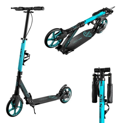HM124T TURQUOISE SCOOTER WITH DISC BRAKE NILS EXTREME