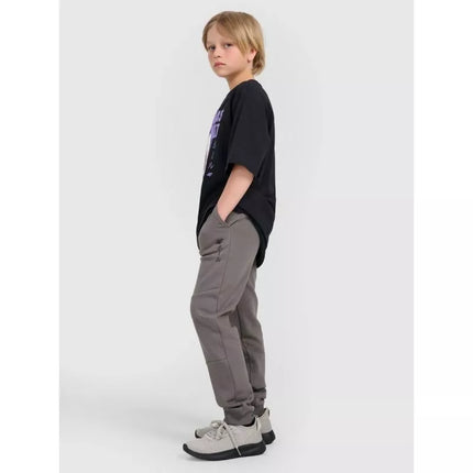 Boy's oversize T-shirt with print 4F 4FJRAW25TTSHM3062-20S