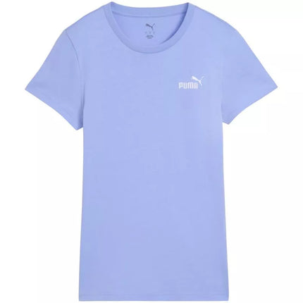Puma moteriški ESS maži Nr. 1 logotipo marškinėliai violetiniai 682373 60
