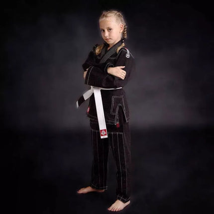 BJJ Kimono / GI for Kids Black + FREE Belt - X-SERIES M0