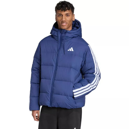 Men's adidas Ess 3S PD HD J jacket navy blue JX7799
