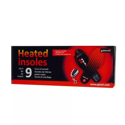 Glovii GW2L heated shoe insert (41, 42, 43, 44, 45, 46; black and red)