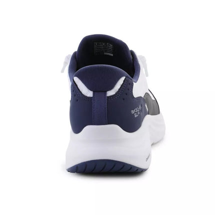 Skechers Slip-ins: Kontūrinis putplastis - Jaukus prigludimas 232619-WNV Balti/Tamsiai mėlyni