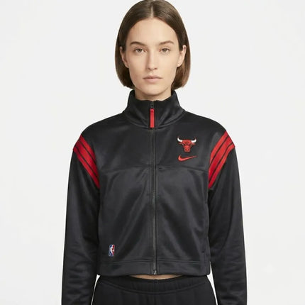Nike Chicago Bulls Courtside 75 Tracksuit Jacket Wmns Black/University Red/Black - DB1394-010