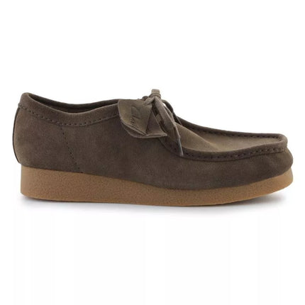 Clarks WallabeeEVO 26180920 Tamsiai alyvuogių zomša