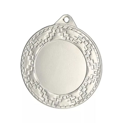 General silver medal with space for a sticker