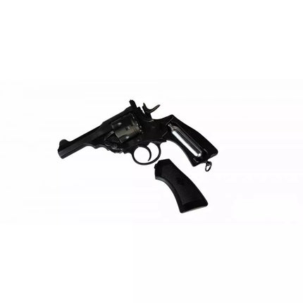 WEBLEY MKVI .455 Policijos revolveriui, kal. 5,5 mm, Diabolo šratai, 6 šūvių dėtuvė, 4" vamzdis, CO2 Battlefield Ekp do17J