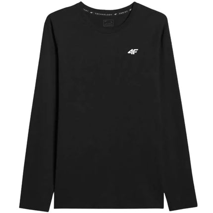 Men's 4F Longsleeve T-shirt M611 deep black 4FWMM00TLONM611 20S