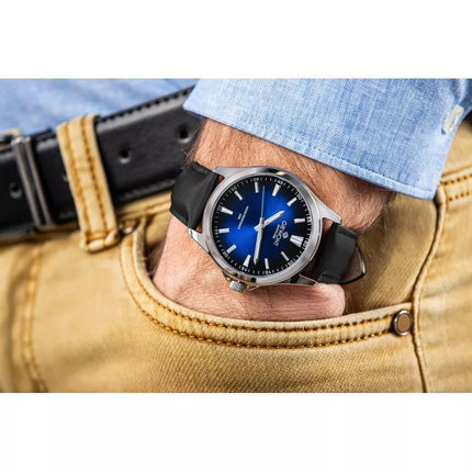 Giewont Elegance Sapphire Men's Watch Black and Blue GW5160-A3