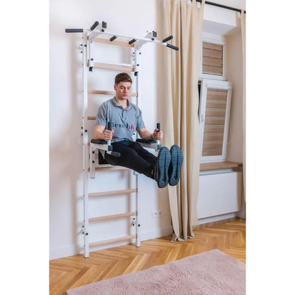 GYMNASTIC LADDER ADJUSTABLE BAR AND HANDLE BENCHK 732W