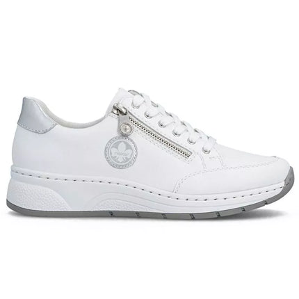 Balti moteriški odiniai sportbačiai Rieker N6508-80