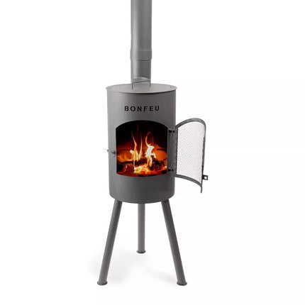 Bonfeu Bongiano Sp 3001 sodo židinys, juodas