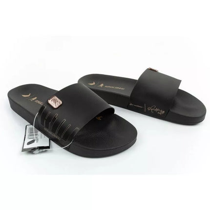 Vyriškos sportinės šlepetės Rider R10 Slide, patogios, juodos