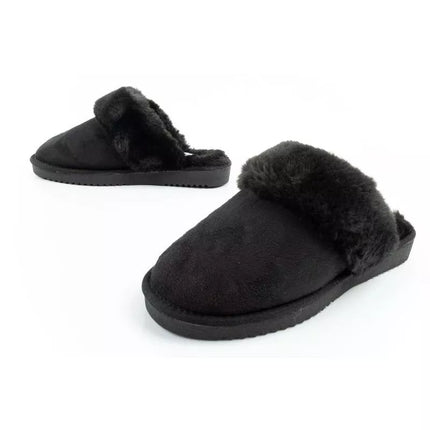 O'neill Pomnio women's slippers, insulated slip-on slippers, fashionable, warm, black