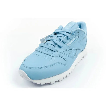 Reebok women's sports shoes Classic sneakers blue fashionable leather