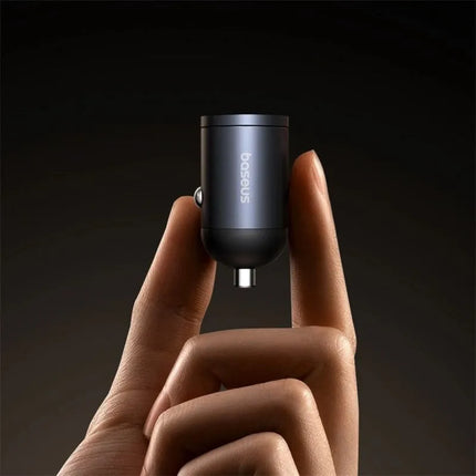 Baseus Tiny Star 30W USB-A USB-C Car Charger - Black