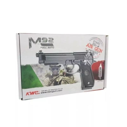 RANGER M92 FULL AUTO BLOWBACK air pistol, 4.5 BBs, 18 shots. KWC