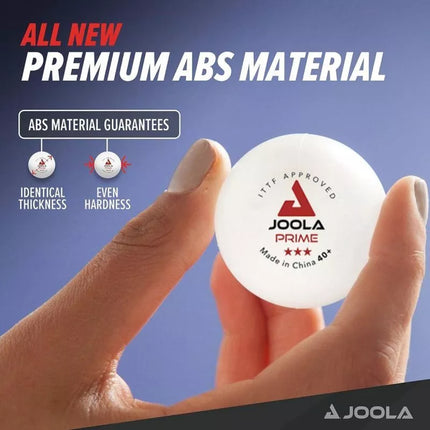 JOOLA PREMIUM STALO TENISO KAMUOLIUKAI 6 VNT. BALTI