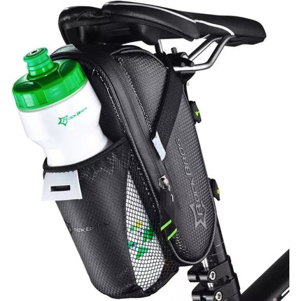 Rockbros C7-1 vandeniui atspari dviračio tašė su tvirtinimu prie balnelio 1.5l - juoda