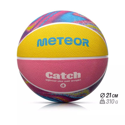 Krepšinio kamuolys Meteor Catch 4 16811, dydis 4