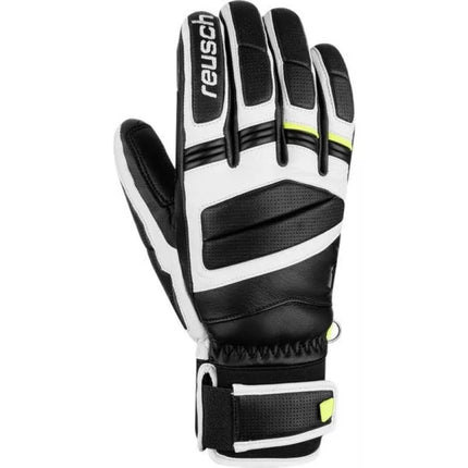 REUSCH Master Pro pirštinės, dydis 8.5, juoda-balta-geltona