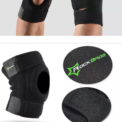 Rockbros LF1106M sportinis įtvaras kelio girnelei ir sąnariui, dydis M - juodas