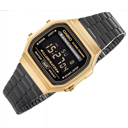 CASIO Vintage Men's Watch A168WEGB-1BEF + BOX