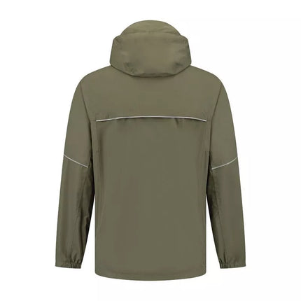 Rogelli ESSENTIAL rain jacket green XL