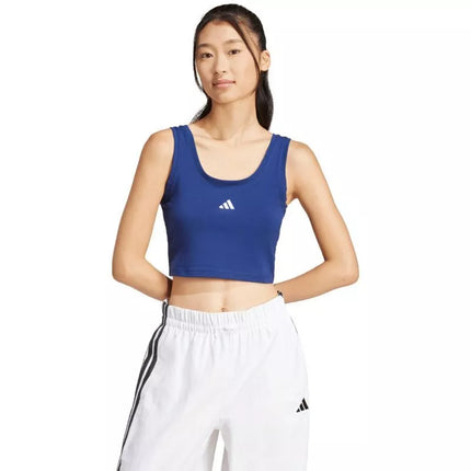 adidas Essentials marškinėliai be rankovių su mažu logotipu Cotton Lifestyle Tank W JC5939