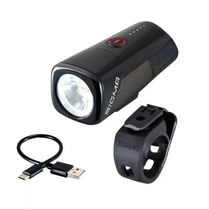 Sigma BUSTER 400 FL priekinis žibintas juodas