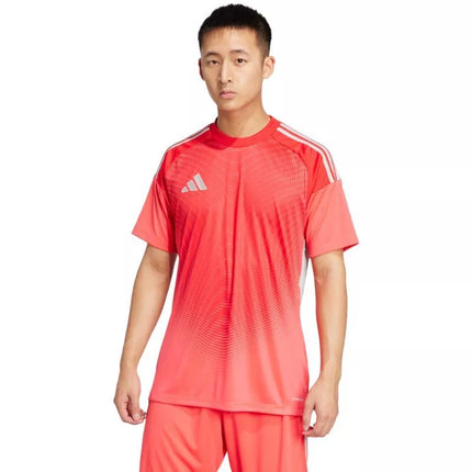 adidas Tiro 25 Competition Jersey Short Sleeve Men's Goalkeeper Shirt Red JI9717