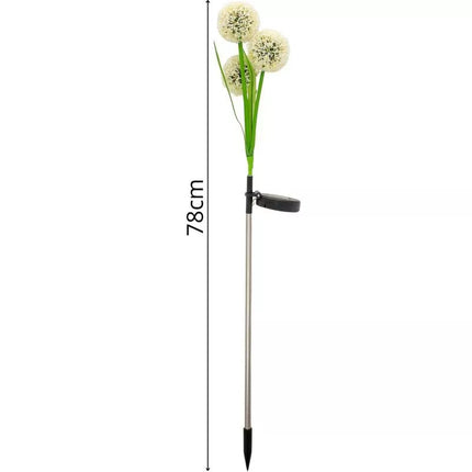 SOLAR LAMP DANDELION 48 LED 78CM