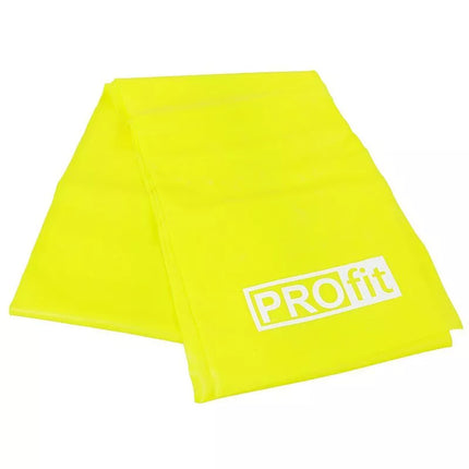 FITNESS PROFIT LONG LIGHT GUMA 200x15x0.35cm yellow DK 2227