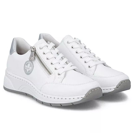 Balti moteriški odiniai sportbačiai Rieker N6508-80