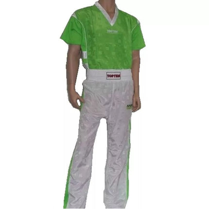 TOP TEN NEON kickboxing outfit green and white