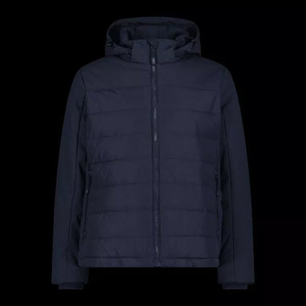 CMP men's winter jacket with hood, sports, insulated, navy blue (34K0147/N950)