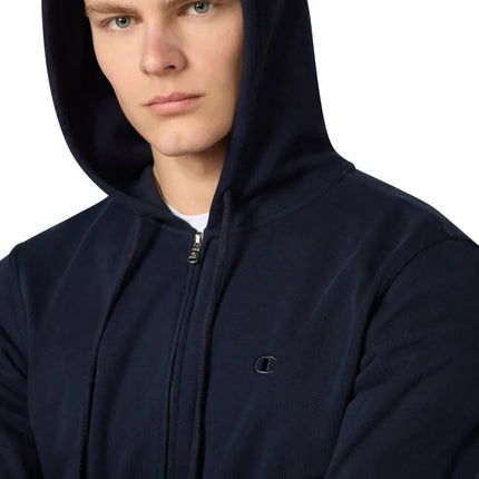 Champion Men's Full Zip Hoodie Sweatshirt Navy Blue 220786 BS501