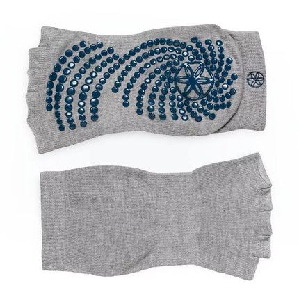 GAIAM 63708 Non-Slip Toeless Yoga Socks