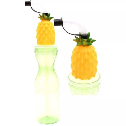 SPORTS BOTTLE WITH STRAW 500 ML GREEN EXCELLENT HOUSEWARE