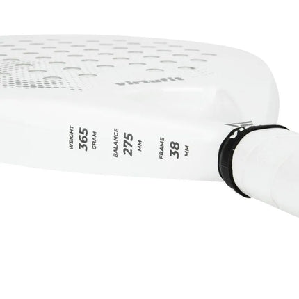 VIRTUFIT PADELIO KONTROLĖS RAKETĖ - BALTA IR JUODA