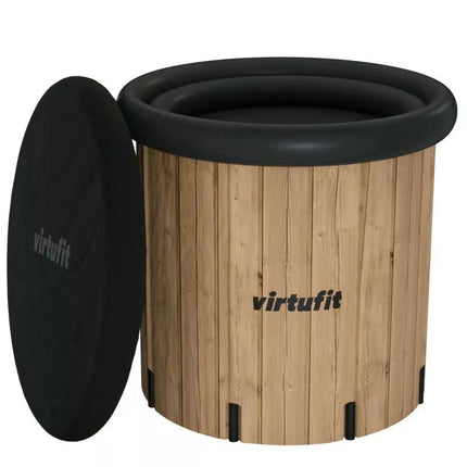 VIRTUFIT LEDO VONIA XXL - 375 LITRŲ - MEDIENOS IMITACIJA - SU PRIEDAIS