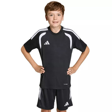 adidas Tiro 26 futbolo marškinėliai vaikams juodi KB1319