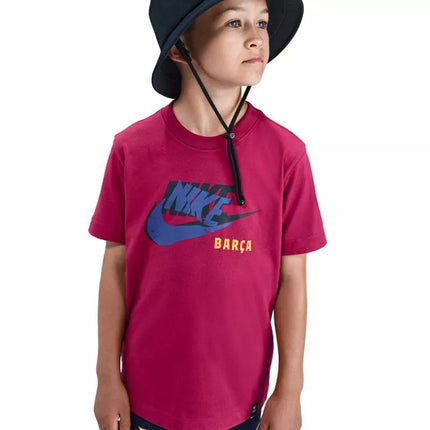 Nike FC Barcelona Soccer Big Kids T-Shirt HQ8362-620
